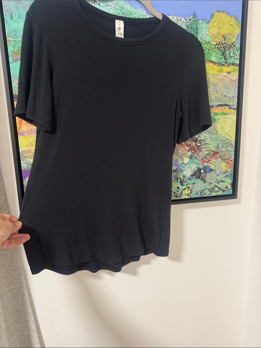 Lulu Lemon Black Short Sleeve T-Shirt